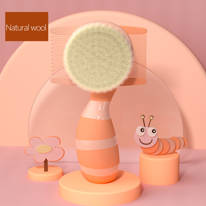 V-coool 아기 헤어 브러시 및 빗 세트 (신생아용)-스테인리스 스틸 & 실리콘 유아용품 세트 - Product Image 5
