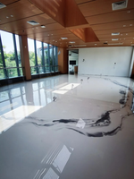 Résine époxy personnalisée pour piscine, adhésif, autocollant 3D, emballage et durcisseur, adhésifs à deux composants pour sol