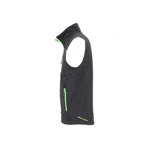 Chaleco Gris Asfalto/Verde del Universo, Chaqueta de Trabajo, Softshell, EAN 8033546445235, de Verano, para Hombre y Mujer - Product Image 4