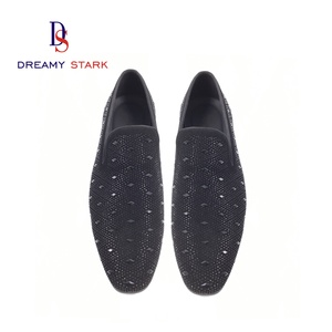 Nouvelles Chaussures Habillées pour Hommes 2025 – Mocassins Faits Main en Cuir Véritable de Haute Qualité avec Design Diamant DIY et Logo Personnalisé – Marque Originale - Product Image 5