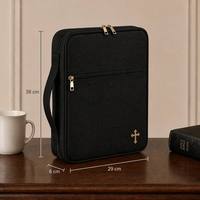 Housse de Bible portable, étanche et ignifuge, sacs et étuis de grande capacité à usage spécial, sac de rangement pour instruments avec poignée et fermeture éclair