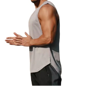 Fabricación de Camisetas Personalizadas para Hombre, Camisetas de Gimnasio para Hombre, Impresión de Logotipo Propio, Dobladillo Arqueado, Camisetas de Talla Grande para Hombre - Product Image 5