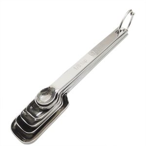 Juego de Cucharas Medidoras de Acero Inoxidable 6 en 1 con Cuchara de Mesa y Cuchara Medidora, Herramientas de Medición Pequeñas y Ecológicas - Product Image 6