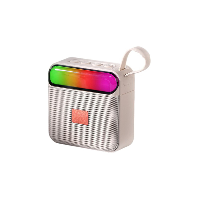 BT Speaker Portable Outdoor Travel Party Music Player with Built-in Mic and Rechargeable Battery for Home Gym Camping Beach Use