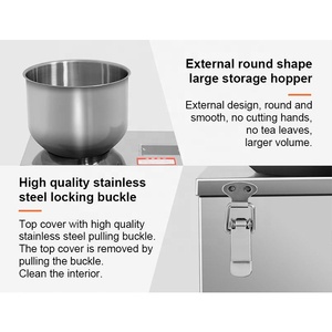 Machine de remplissage et de pesage semi-automatique de table compacte à bas prix pour sachets de 100g et 200g, pour grains, semences, noix, sucre, café, sel, thé et granulés - Product Image 5