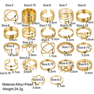 <span class=keywords><strong>Hifive</strong></span> Punk or papillon serpent fleur anneau ensemble femmes mode fête anneau bijoux haute couture bijoux anneau - Product Image 4