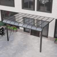 Lamelles métalliques auvent de terrasse persienne panneau solaire gazebo enduit de poudre pergola en aluminium à persienne bioclimatique pour fenêtre