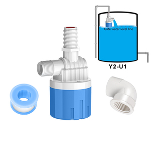 วาล์วเติมน้ำในทางเข้าแนวตั้งวาล์วควบคุมระดับน้ำแบบเติมพลาสติก ABS - Product Image 5