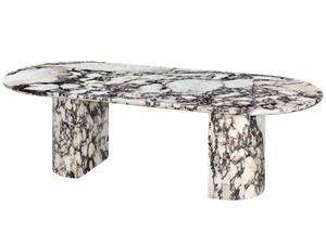 UnionStone Modern Oval <b>Marble</b> Dining Table With <b>Marble</b> Legs Calacatta Viola Stone <b>Top</b> Stable Design Home Furniture - Product Image 5
