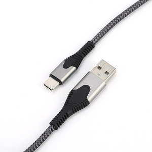 Lung Kay <b>Usb</b> <b>2.0</b> Am To Type C Data <b>Cable</b> 1m Aluminum Case Tinned Copper Wire - Product Image 4