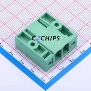 JL5EDGVM-76202G01 Plug-in Terminal Block Through hole,P=7.62mm Connector Board-to-Board / <b>Socket</b> Closed <b>Screw</b> Fixing 1x2P 7.62mm - Product Image 1