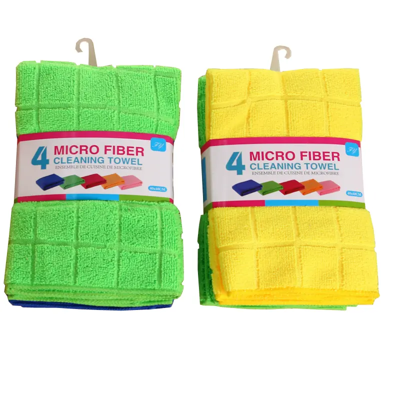 Hot Sale Super Microfiber Soft Big Lattice Kitchen Cloth/Towels