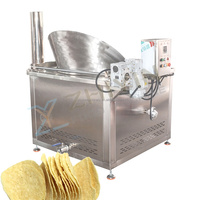 Machine à frire commerciale de casse-croûte de chauffage au gaz ligne de production de frites surgelées ligne de fabrication de frites de pommes de terre