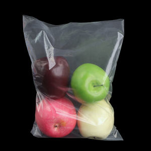 Bolsas planas abiertas de plástico de polietileno transparente PE multiusos para embalaje industrial y de supermercado - Product Image 1