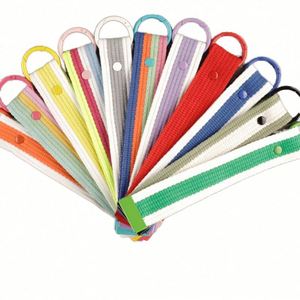 Custom Fashion Rainbow for Backpack Lanyards Colored Canvas Webbing Phone Strap <b>Personalized</b> <b>Keychains</b> Custom Keychain - Product Image 1