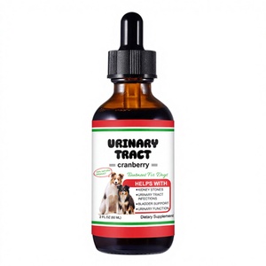 MNK 60ml Trattamento per Infezioni del Tratto Urinario degli Animali Domestici, Supporto per Vescica e Sistema Immunitario, Gocce Liquide al Mirtillo Rosso e Semi di Zucca per Gatti e Cani - Product Image 2