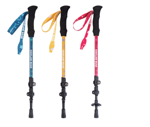 Bastoncini da Trekking Pieghevoli Antiscivolo per Sentieri nella Foresta, Escursioni in Montagna e Avventure all'Aperto - Product Image 2