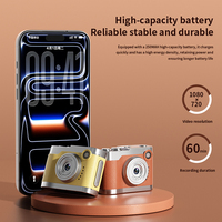 Mini caméra numérique portable M36 de poche, enregistreur vidéo compact pour vlogging et blog, style vintage, pour la photographie