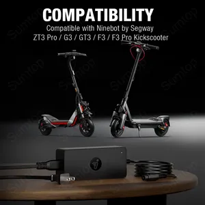 <span class=keywords><strong>Chargeur</strong></span> rapide d'origine 53,6 V 3,9 A pour Ninebot by Segway MAX G3 F3/F3Pro GT3 ZT3 <span class=keywords><strong>Xiaomi</strong></span> 4 Plus/4 Pro Scooter, adaptateur secteur - Product Image 5