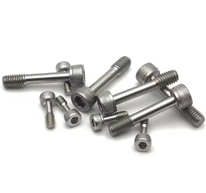 Tùy chỉnh không gỉ Hex ổ cắm đầu Captive vít 10-32x3/4 trong 18-8 thép không gỉ với giảm Shank Captive bảng điều chỉnh vít - Product Image 4