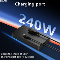 20V 12A USB 3 BROCHES 240W Chargeur pour ordinateur portable AC/DC Desktop Power Adapter Charger pour asus Laptop Adapter