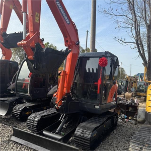 Mini-excavatrice sur chenilles hydraulique Doosan Dx60-9c d'occasion, 6 tonnes, avec godet de 0,2 m, pompe à engrenages, roulement, moteur de 54 kW - Product Image 2