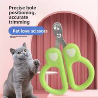 Coupe-ongles professionnel en acier inoxydable avec logo personnalisé OEM ODM pour le toilettage des animaux de compagnie (chats et chiens)