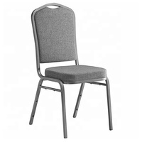 Chaise de banquet écologique en métal recyclé, durable, avec coussin en mousse haute densité, empilable, idéale pour appartement et atelier