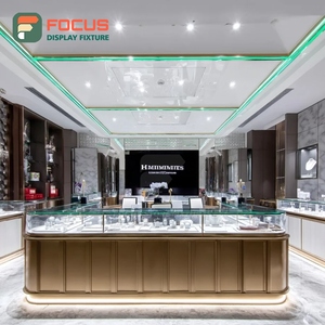 Muebles Modernos para Exhibición de Joyería, Vitrina de Metal para Mostrador de Centro Comercial - Product Image 1