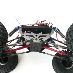 SJY-1072 2.4G không thấm nước điện 1:10 quy mô 4WD RC rock blimbing xe bánh xích xe tải kép phía trước và phía sau chức năng lái - Product Image 5