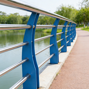 Barreras de Tráfico para Cruces Peatonales de Alta Calidad, Puente Elevado, Valla de Seguridad para Aislamiento de Paisajes, Puente de Tubo Galvanizado - Product Image 3