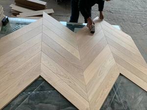 Pavimento in Legno Multistrato di Quercia a Spina di Pesce, Stile Rustico, Ecologico, Standard E0 - Product Image 5