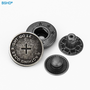 Tùy Chỉnh Cổ Điển Vàng Vòng Trống 4 Phần Mùa Xuân Kim Loại Snap Nút 10/12/15/17Mm Phụ Kiện May Mặc Brass/Thép Không Gỉ/Sắt - Product Image 5