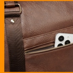 Sac de voyage de grande capacité personnalisé de haute qualité, compartiment à chaussures, sac à main en cuir PU imperméable pour ordinateur portable - Product Image 3
