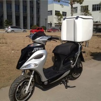Vente en gros d'emballage de moto scooter en fibre de verre pour le stockage et l'expédition de livraison de nourriture