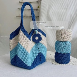 Hilo de Algodón al por Mayor para <span class=keywords><strong>Crochet</strong></span>, Hilo Reciclado Mezclado, Hilo Grueso y Suave para <span class=keywords><strong>Tejer</strong></span>, Fabricante de Hilo de Alta Tenacidad para Bordado - Product Image 4