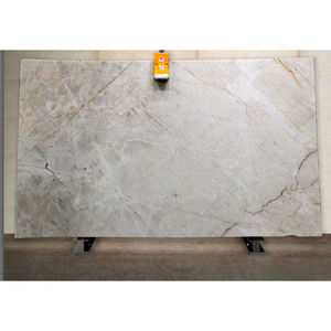 Dalles de quartz naturel de haute qualité Goldtop Stone OEM/ODM, blanches polies pour comptoirs et plans de toilette, avec garantie de 5 ans - Product Image 4