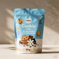 Sachets individuels refermables en aluminium, résistants à l'humidité, pour biscuits, impression personnalisée en gros OEM
