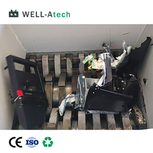 Heavy Duty Double Shaft Shredder for Waste Tyres <strong>Rubber</strong> and Plastic Pallets - Product Image 3