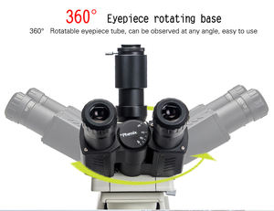 <span class=keywords><strong>Microscope</strong></span> biologique <span class=keywords><strong>classique</strong></span> à champ clair trinoculaire à LED Phenix PH100 40X-1600X - Product Image 6