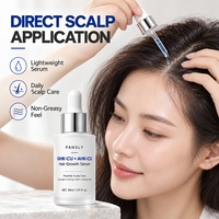 Serum Penumbuh Rambut GHK-CU AHK-CU Label Pribadi, Perawatan Kulit Kepala, Serum Peptida Tembaga untuk Kepadatan Rambut