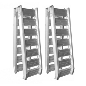 Rampe de capacité de 550 lb pour <span class=keywords><strong>moto</strong></span> <span class=keywords><strong>Rail</strong></span> d'échelle en aluminium ATV UTV Tracteur Rampe en aluminium - Product Image 1