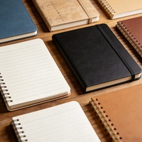 Échantillon Gratuit Papeterie Vente en Gros Sublimation Pas Cher Cahiers A5 Reliure Rigide Personnalisée Cahier à Spirale Couverture Rigide