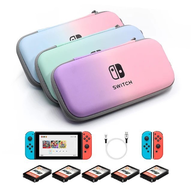 Portable Travel Pouch Bag for NS Switch Light Protective Carrying Case for Nintendo Switch Console