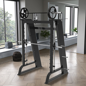 Rack multi-puissance réglable en acier Squat Body Building Equipment Home Gym Linear Smith Machine for Shoulder Legs Arms Leg Press - Product Image 6