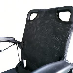 Fauteuil roulant électrique pliable ultra-portable, cadre en aluminium, double moteur, siège respirant pour personnes âgées et handicapées - Product Image 5