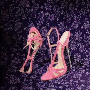 14-15cm Strip Pole <b>Dance</b> Big Size Open Toe Gladiator Thin <b>Heels</b> Super Sandals Sexy Fetish Shoes Gothic Pointed Toe Catwalk Women - Product Image 3