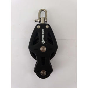 Polea de Rodamiento Simple/Giratoria/Extensible Master BP-0619F, Diámetro de la Rueda 60 mm, Diámetro del Cable 12 mm, Herraje Marino - Product Image 3