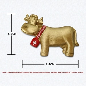 Imán de Resina para Refrigerador de Suiza 2026, Atracción Turística Creativa, Imán 3D Personalizado para Refrigerador, Decoración, Recuerdo de Viaje - Product Image 3