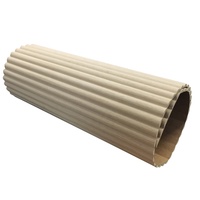 Panneaux muraux 3D en chêne blanc super flexibles, revêtement mural en bois massif rainuré, décoration intérieure